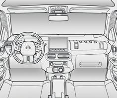 Overview Instruments and controls Courtesy lamp 67 Rear view mirror 54 Emergency or assistance call 89, 222-223 Touch screen tablet 28-34, 225-285 Setting the date/time 38 Brightness of instruments