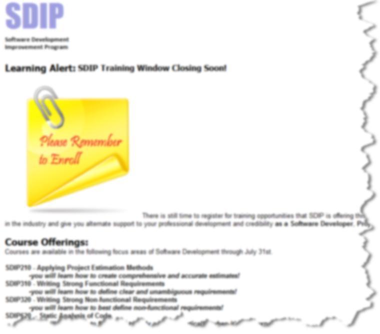 SDIP Trainings