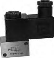 MH 311 015 VES 6.2.1 page 65 MH 311 015 VES Direct acting 3/2-way solenoid valve equipped with mechanical spring return.