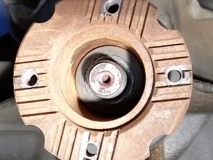 I used a pry bar and two driveshaft bolts to hold it, but it did ruin both of the bolts.