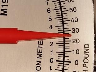 Using your little cheap torque wrench, measure the rotational torque of the pinion shaft.