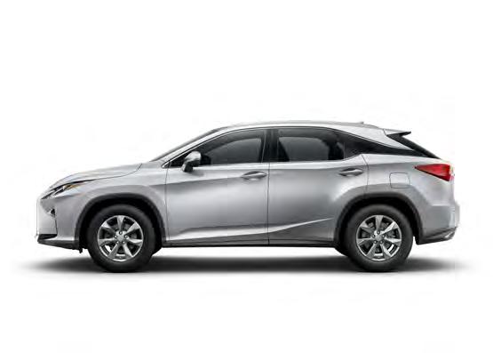 2016 LEXUS RX Specifications ENGINE Displacement Valvetrain 60 V6, aluminum block and heads, certified Ultra-Low Emission Vehicle (U-LEV III) 3.