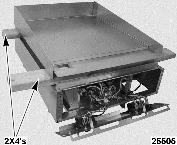 RRG SERIES HEAVY DUTY GAS GRIDDLE - REMOVAL AND REPLACEMENT OF PARTS unit.