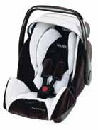 Available i black/silver, black/aquavit ad grey/pepper RECARO Youg Expert. Child seat for ECE Group I, 9-18kg or approx 9 moths - 4.5 years. Seat cover is made of soft micro-fibre for extra comfort.