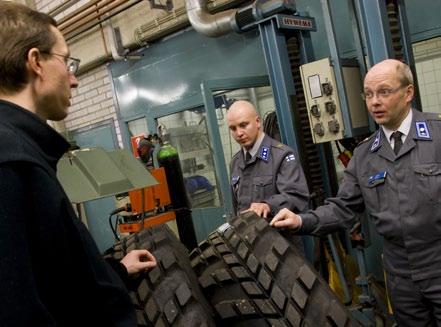 Nokian Heavy Tyres Technical manual / Multipurpose tyres / Testimonials / The Finnish Defence Forces 8.