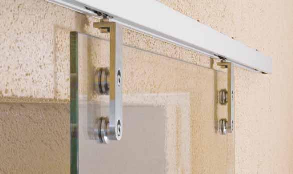 resistance GEZE Perlan 1 GGS Wall mounting Application areas Living and office areas Single and multi-leaf sliding doors Room and cupboard doors For use as a partition and a screen