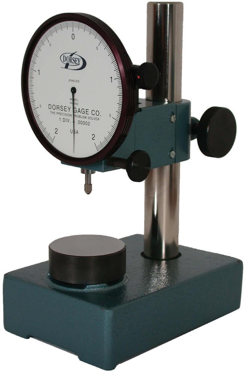 Features: Unique fine adjustment head - Dorsey s frictionless reed spring design prevents backlash and drifting. Insures rapid, precise zero positioning of any dial indicator.