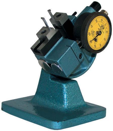Groove Gage body, model # 1DM125-05 dial indicator,.0005" graduation and the appropriate contact arm set for the range noted below: PART # RANGE MIN / BORE TYPE "A" Dim. "B" Dim. "C" Dim.