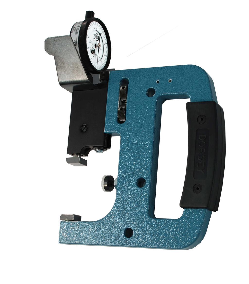 SDN Series Dial Snap Gage This rugged snap gage features a precision box-way range adjustment channel to protect the anvil shafts and maximize frame clearance.