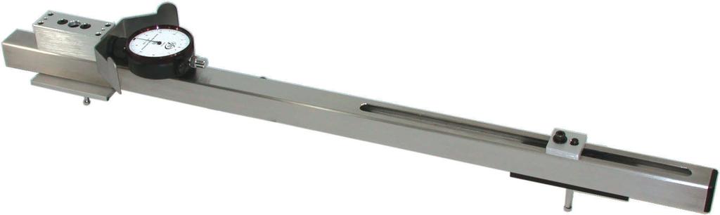 0001" graduation dial indicator part #2I9-01 Carbide rest surfaces are offset 2" to resist tipping Lightweight heat treated aerospace grade stainless steel tubing weighs only.817 lbs.