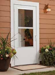 VENTILATING: Reversa Screen traditional storm doors that look great year after year LIFE-CORE Reversa Screen Single-Vent