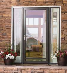 FULL-VIEW STORM DOORS CLASSIC-VIEW Full-View with Interchangeable Screen 1-1/4" thick aluminum frame Maintenance-free finish Heavy-duty weatherstripping Interchangeable full screen included Matching