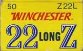 Variations noted : (a) "H-10" h/s (b) "W-3" h/s L-3.22 LONG "Z". Yellow box with white and black printing. Large one-piece box with end flaps. Product code Z22L on ends.