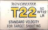 22 LONG RIFLE (STANDARD VELOCITY). "T 22".