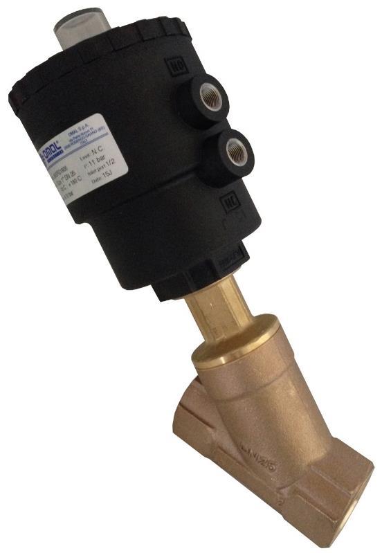 FEATURES The bronze ZEUS valve is intended for the automatic shutoff of networks of fluids. The full-bore inclined-seat body and the excellent flow-rate coefficients allow for very low pressure drops.
