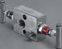 Available for direct or remote mounting, the pressure manifolds enable isolation,