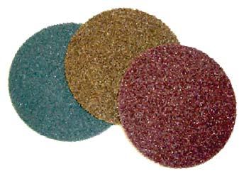 SURFACE CONDITIONING DISCS grain is distributed throughout an open nylon web