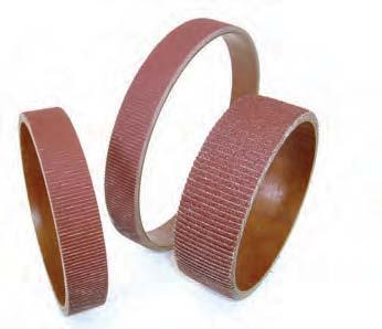 FLAP BANDS PATENT by Large Diameter Flap Bands Larger Flap Bands can replace Type 1 grinding wheels on Bench Grinders.