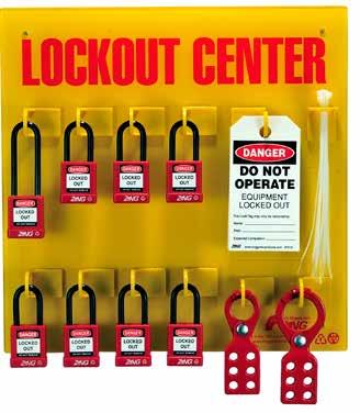 Lockout Stations Lockout Stations Lockout Stations Lockout/Tagout Stations centralize LOTO activity Available in