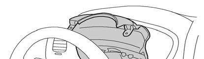 a) Remove one (1) phillps screw from lower steering finisher as shown in Fig. 33. Carefully remove lower steering finisher from steering column. SCREW A Fig.
