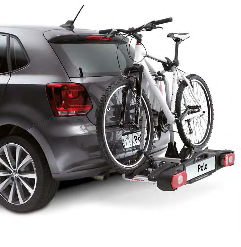 COMPACT III BICYCLE CARRIER This clever carrier uses a super simple quick release system to fit to your towing hitch, enabling you to transport three bicycles with a max weight of 54kg.