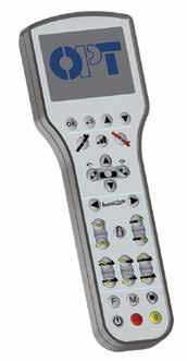 Using these wireless and wired remote controls it is possible to make all electrical movements of the operating system CENTURY (including self-levelling).