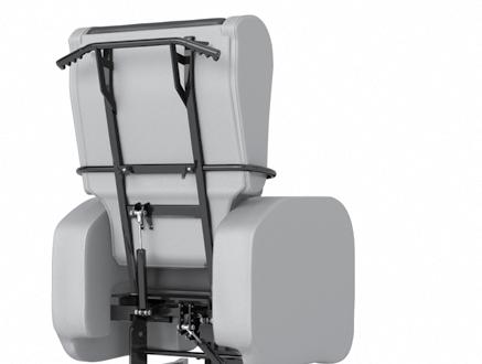 In powered options, exercise care in case of injury to Patient or damage to surrounding environment. (see page 12) Tilt the chair to the required position then let go of the release lever.