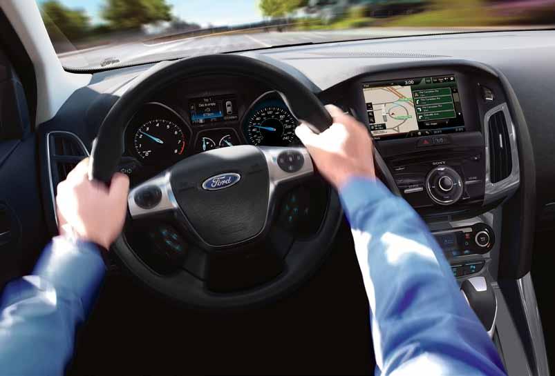 Keeps you connected on the go. With voice-activated Ford SYNC, the system recognizes your paired phone and downloads your contacts to support voice calling.