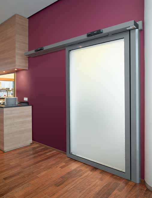 Only from Hörmann Recommended for barrier-free construction At a glance: T30 aluminium fire-rated door Smoke-tight according to DIN 18095 Single-leaf and double-leaf and with