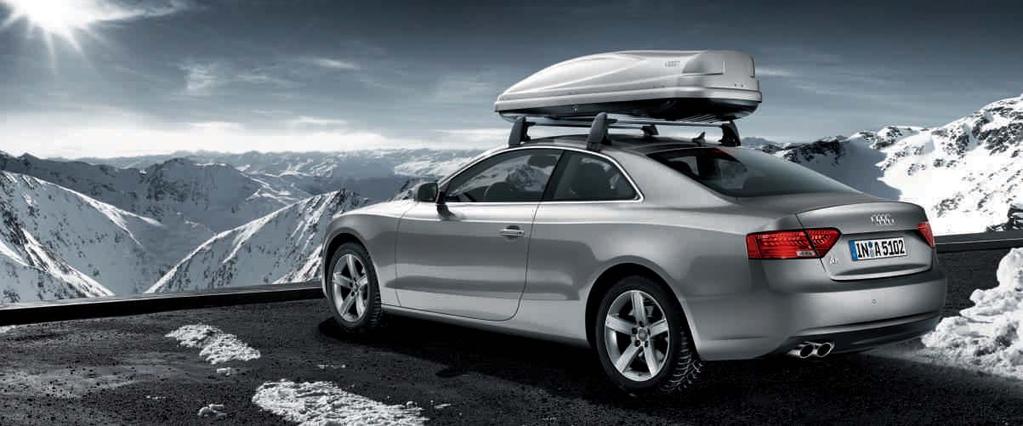 5 1 Kayak rack For a single-person kayak weighing up to 25 kg. Only for the A5 Coupé and A5 Sportback. (Can only be used in conjunction with the carrier unit.