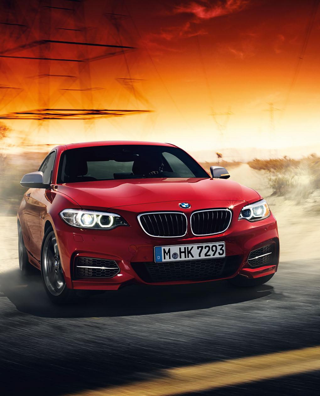 THE BEST DUST IS THE ONE YOU LEAVE IN YOUR WAKE. The M235i xdrive takes 4.