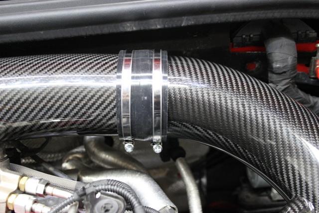 Orient the turbo tube so that there is approximately a 10mm clearance gap above this engine