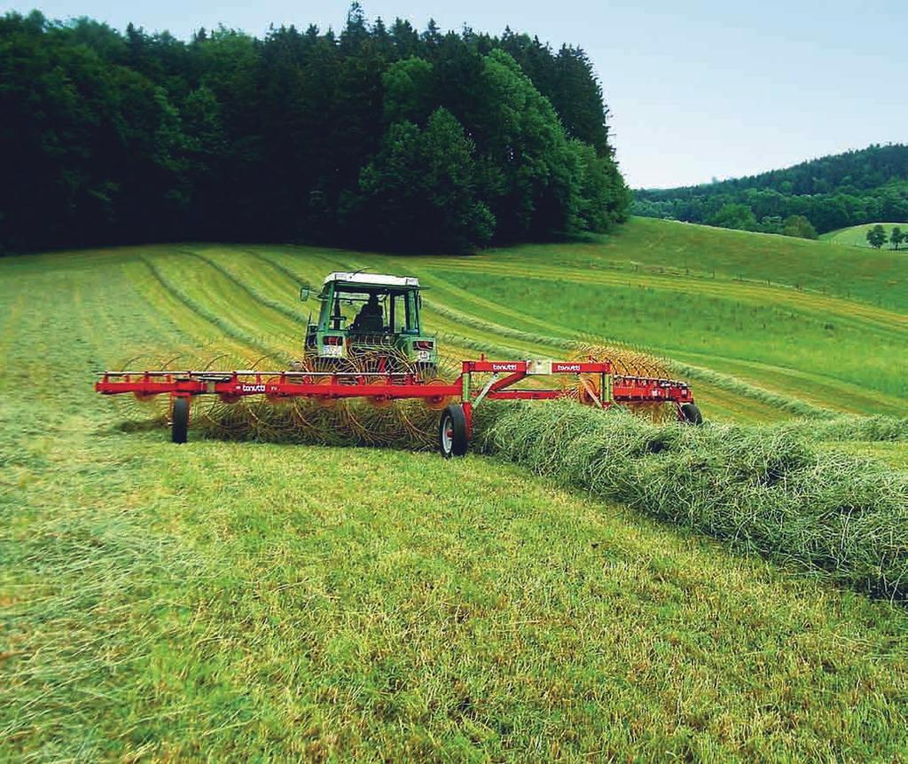 Tonutti Hay Equipment Tonutti has been manufacturing and constantly developing finger wheel rakes since 1965.