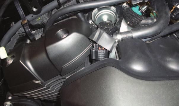 13 Plug the matching pair of PCV Injector leads with the YELLOW colored wires in-line of the REAR Cylinder