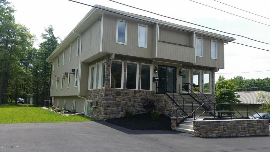 Address: 3324 Route 940 PRICE: $850,000 City: Mount Pocono Township: Mount Pocono Borough FEATURES: Renovated 3-story office bldg 6456 on Rt 940 in Mt. Pocono. Exterior stone, PM-40155 landscaping and parking lot just done.