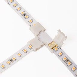 Snap & Light accessories 1.88" Snap & Light T-Connectors Snap & Light T-Connectors join and conduct power to three sections of white or RGB Soft Strip in a T-shape. 1.24" SS SLT SS Soft Strip SLT Snap & Light T-Connector 1.