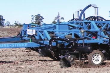 The straight adjustable direct drill tyne assembly provides several opener options to suit specific soil types and agronomic needs.