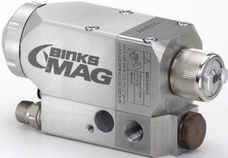 MAG AA & MAG HVLP (Automatic) MAG AA Automatic The unique Binks air assisted airless tip and air cap design is now available in a new manifold automatic gun platform.