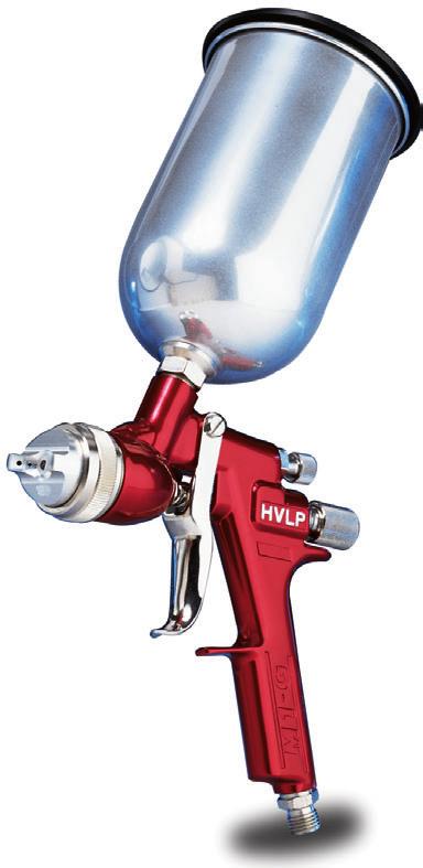 M1-G HVLP The M1-G HVLP gravity feed spray gun not only complies with all air quality regulations, but also will atomize and spray as quickly as a conventional air spray gun.