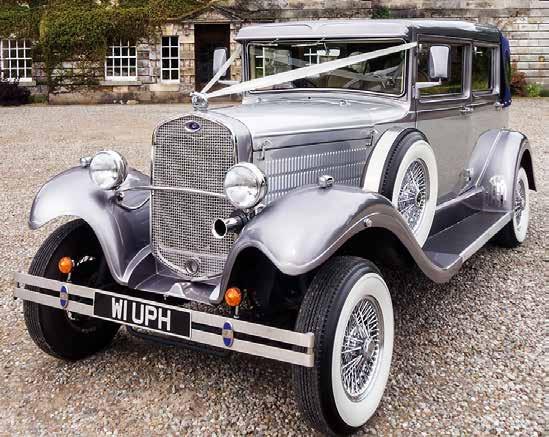 of a classic 1920s car.