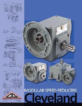 rugged cast iron housings. Includes single reduction and double reduction models.