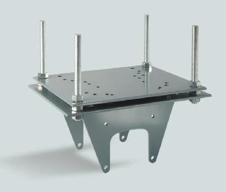 The slotted metal construction assembles to the reducer and motor mounting holes. They are sized to fit most common sheave diameters.