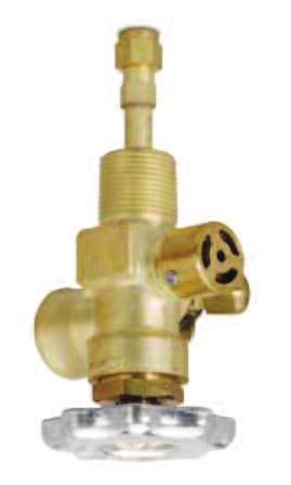 Features High-density forged brass body and two nonperforated stainless steel diaphragms for durability Spring-loaded Type CG-7 safety for use on liquified gas cylinders having water capacities not