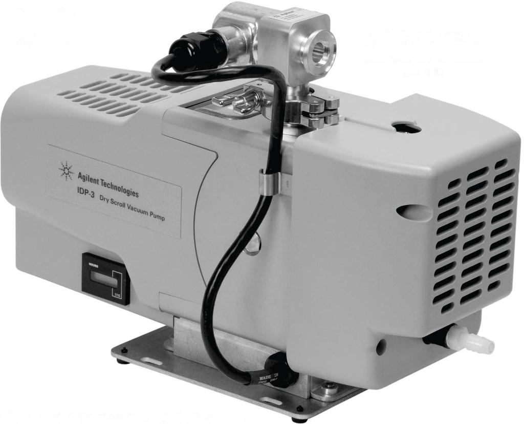IGILENT Varian IBfl-3 The Agilent Varian IDP-3 dry scroll vacuum pumps are a compact, high performance dry pump that provides affordable oil-free vacuum and easy system integration, and are suitable