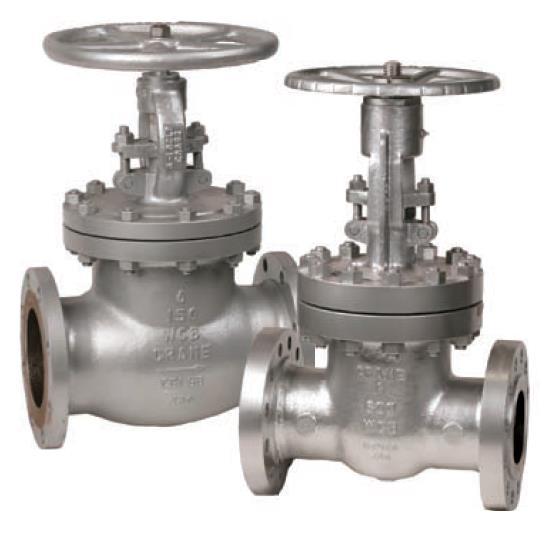 Bolted Bonnet Gate & Globe Crane Globe & Gate Valves are used on almost all refinery units and are available in different material options of cast steel.