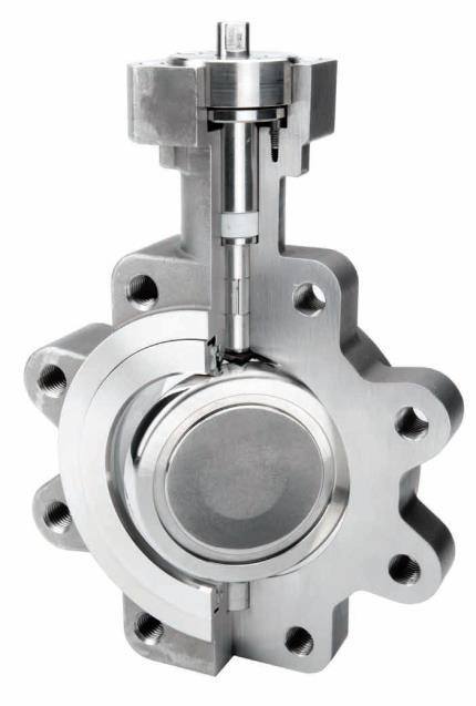 Double Offset Butterfly Valves Xomox High Performance Butterfly Valves are soft seated to provide tight shut-off. The valves are equipped with integrated ISO flange enables direct actuation.