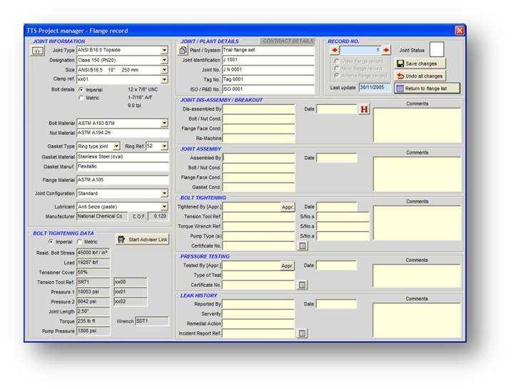 SPX CONTROLLER Software : the most comprehensive and powerful flange management system for industrial plants Controller Joint Monitoring software is a bespoke database system specifically developed