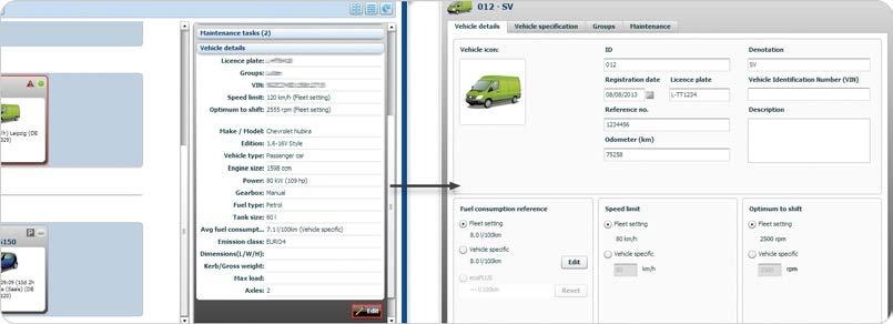 Easy vehicle management Easy vehicle management WEBFLEET helps you to organise your fleet in an efficient way.