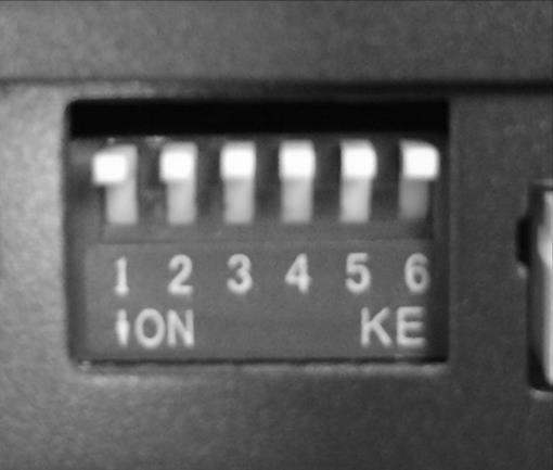 Turn DIP switch 5 to ON if the vehicle has NO side camera (Lane