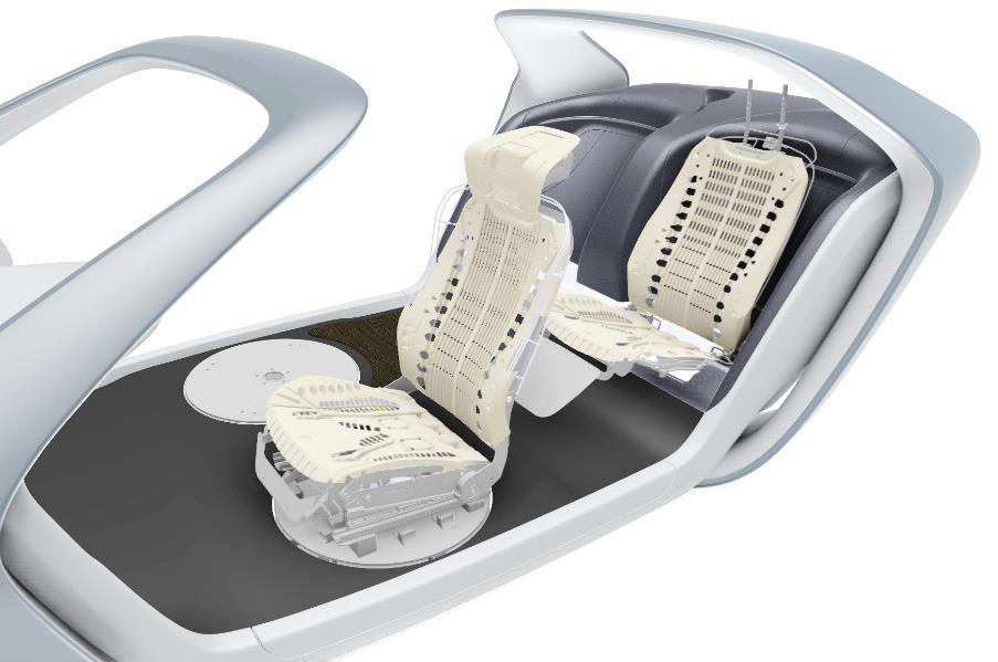 The AI17 Comfort Shell seat structures are slim (6